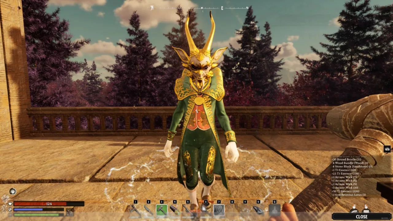 Nightingale screenshot showing Puck character NPC