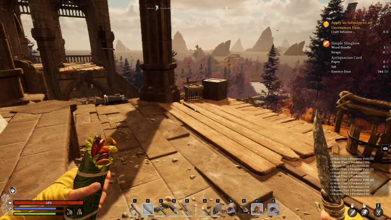 Nightingale screenshot showing the In Game UI